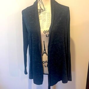 NAVY EDDIE BOWER OPEN FACED CARDIGAN